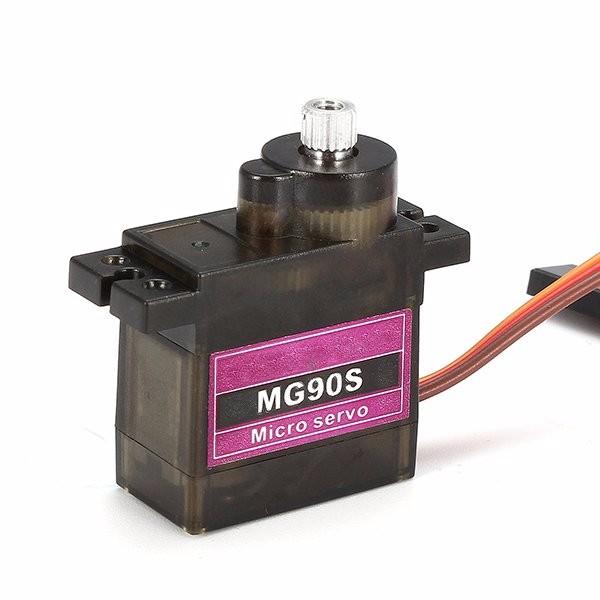 METAL Gear MG90S 1.2kg.cm DC 4.2V 6V Servo Motor 180° Degree Rotation Standard Quality MG90S Servo Motor Tools Sets Micro Servo Motor. 