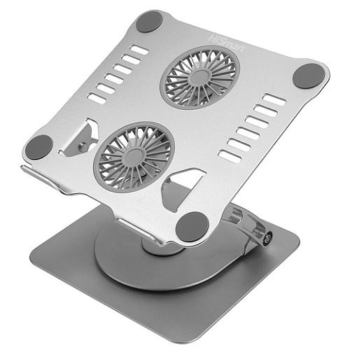 Laptop Stand with Cooling Fan v4.0 Aluminum Laptop Stand with 360°Rotating