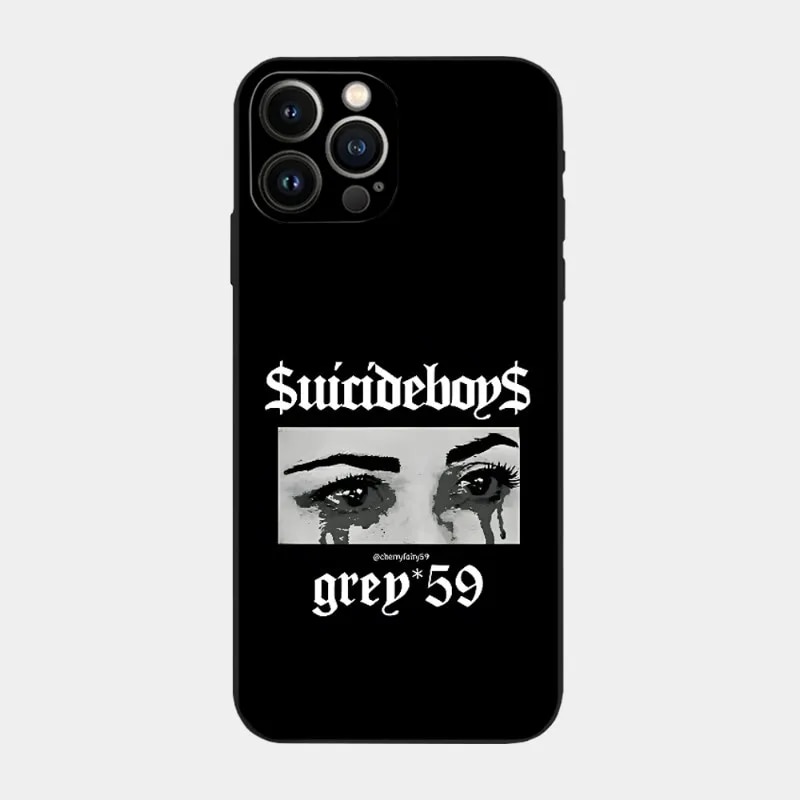 Suicideboys G59 Phone Case For Iphone 14 13 12 11 Pro Max Xr X Xs Mini 6 6s  7 8 Plus SE 2022 Black Soft Silicone Cover | Daraz.com.bd