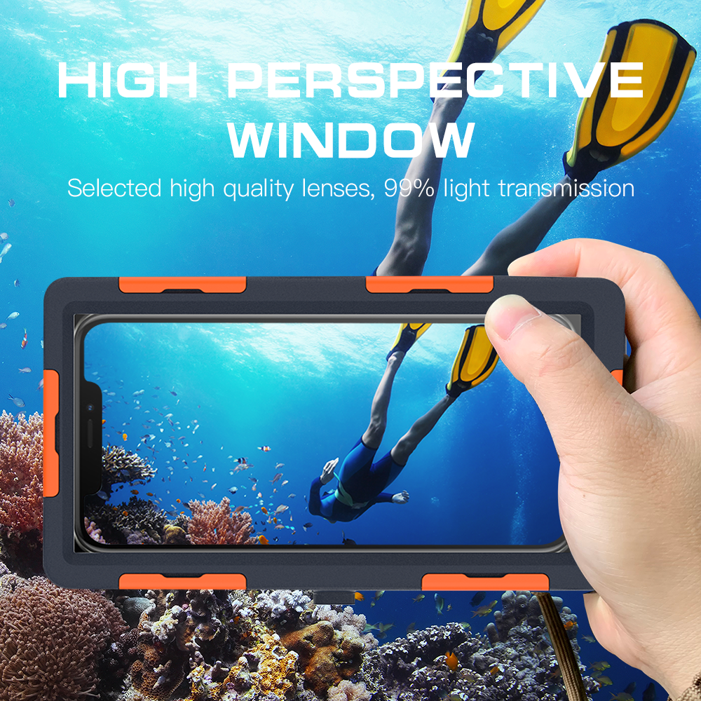 Professional Diving Phone Case For iPhone 6 15 7 8 Plus Coque 15M Waterproof Depth Cover For iPhone 11 Pro Max X XR 14 13 Cases. 