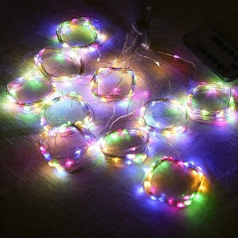 300 LED Window Curtain Fairy String Lights 8 Color 11 Lighting Modes with Remote Control USB Powered for Wall room Decoration. 