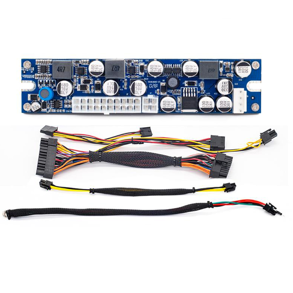 DC 19V DC ATX PSU 19V 200W Pico ATX Switch Mining PSU 24Pin MINI ITX DC to ATX PC Power Supply for Computer