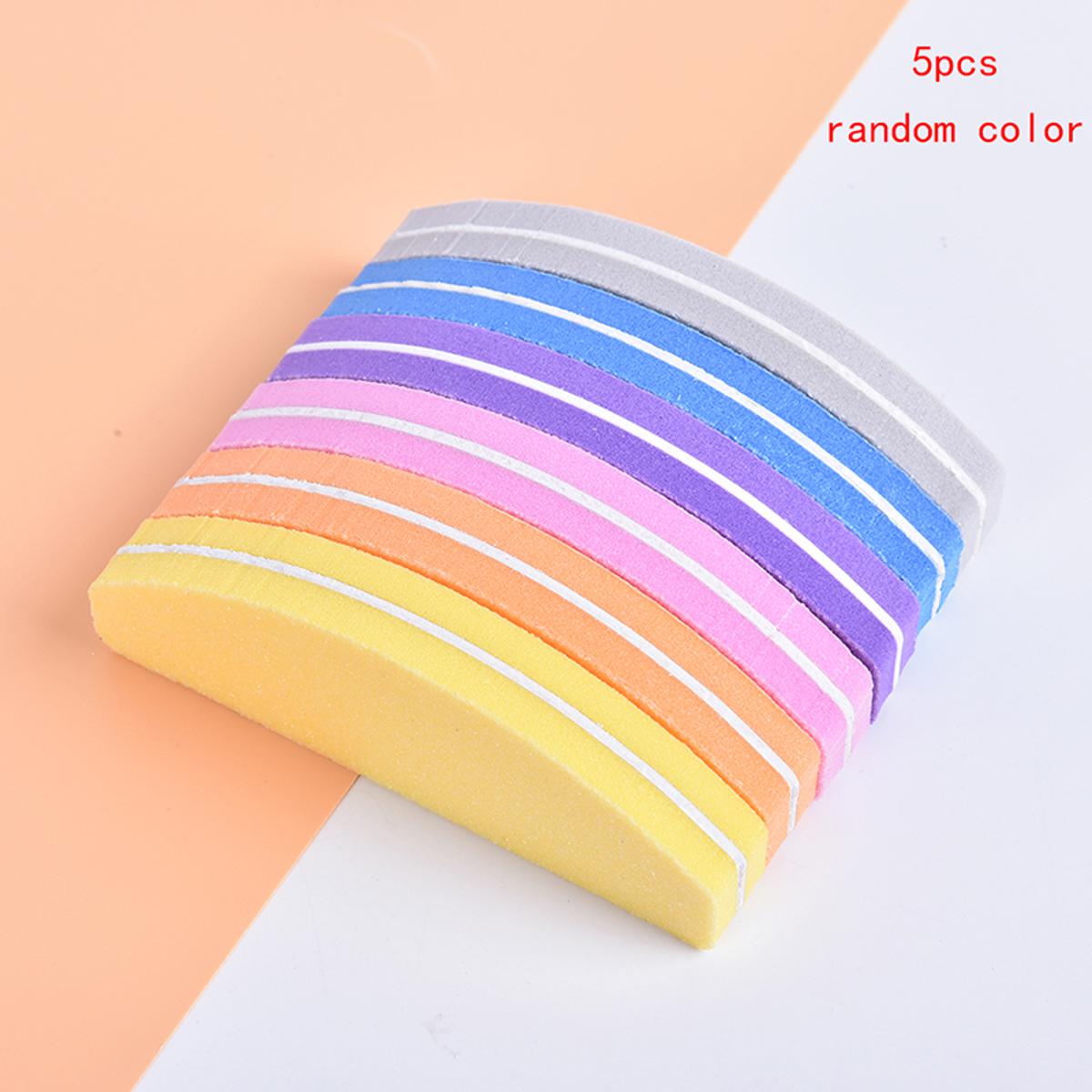 New 5pc New ponge Nail Art Tip Buffer anding Nail Buffer Block File ponge