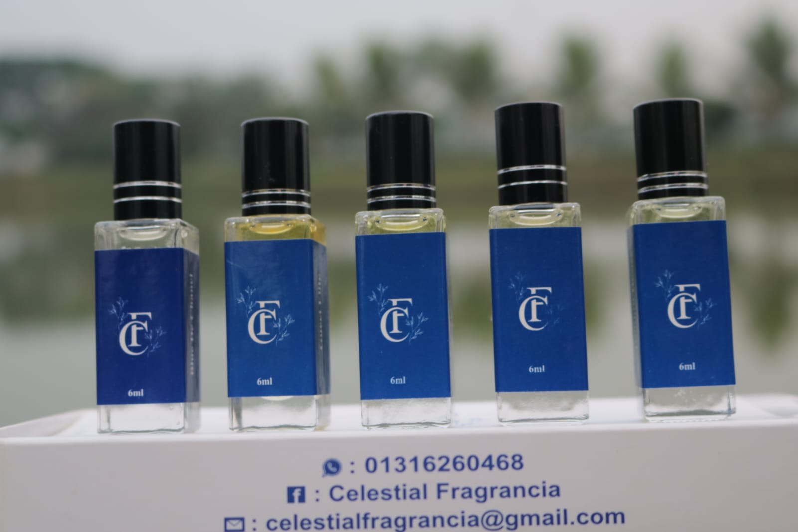 Perfume Oil & Attar Roll-On Combo Pack for Men - Premium Perfume Set with Best Gift For Men, 6 x 5ml (30ml Total). 