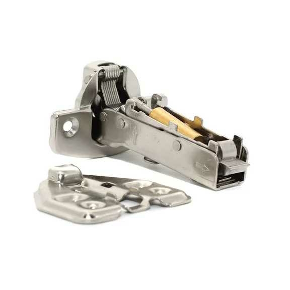 2 Pes Hydraulic Self Closing Straight Conceal Hinge SS Without Push. 