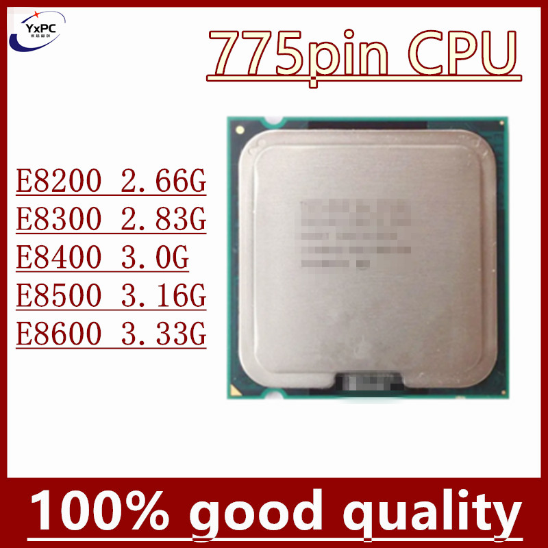 E8200 2.66G E8300 2.83G E8400 3.0G E8500 3.16G E8600 3.33G Duo CPU Processor Socket 775