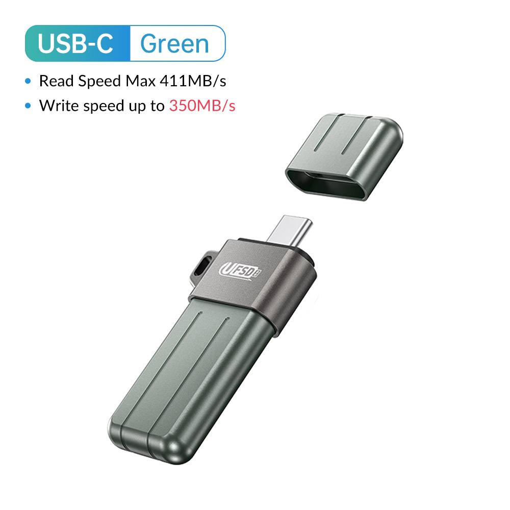 ORICO UFSD All Metal 512GB USB Flash Drive 411MB/S Pen Drives 256GB 128GB 64GB USB Stick Type C Pendrives Memory Stick U Disk. 
