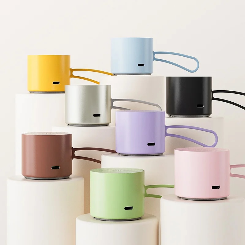 EWA A127 Portable Mini Bluetooth Speakers ,Retro Style , Compact and Portable,Hifi Sound,5 Hours Of Endurance. 