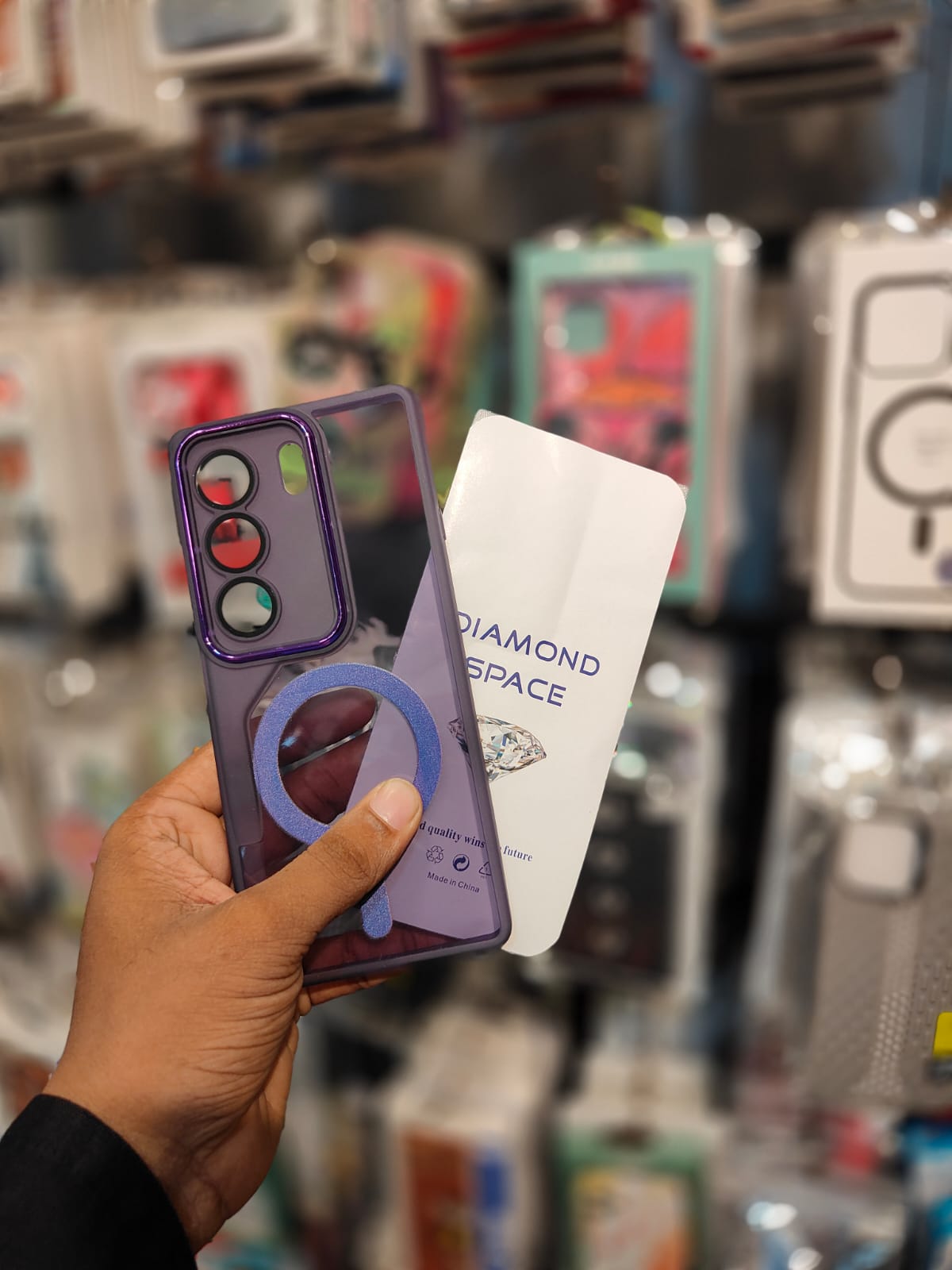 For Tecno Camon 40 Matte Transparent Magsafe Print Premium TPU Case Mobile Back Cover Casing-EFH. 