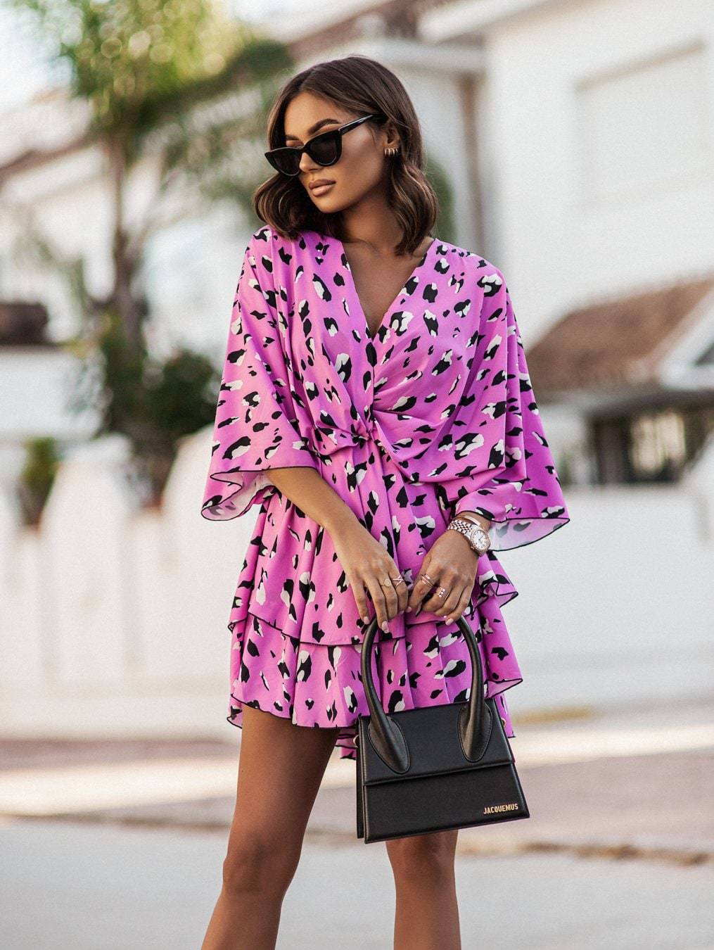 knee length dresses for ladies Sexy Womans Stretchy Sheer Mesh Rhinestone Faux Fur Sherpa Mini Dress