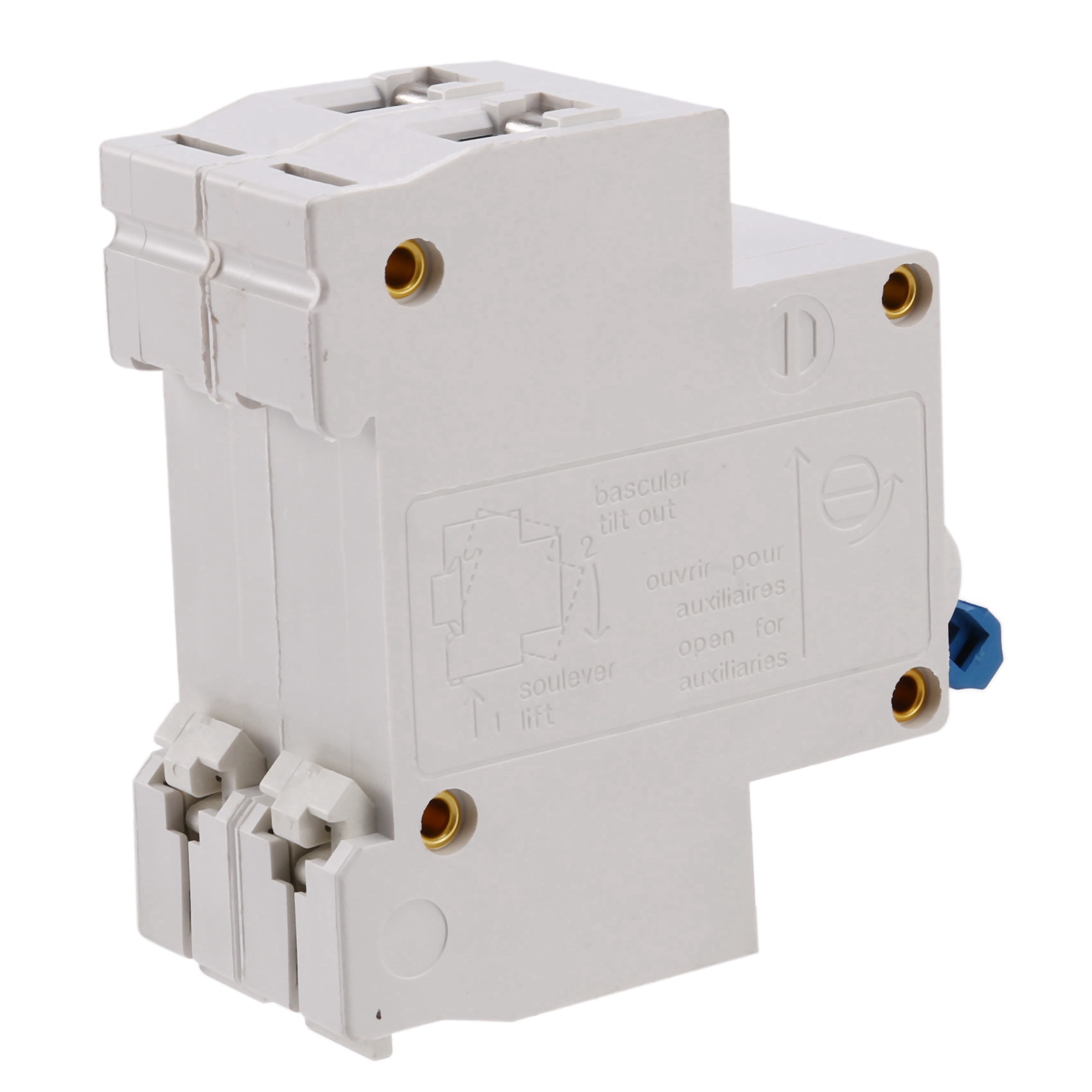 2p air switch-5 x circuit breaker switch-White & blue. 
