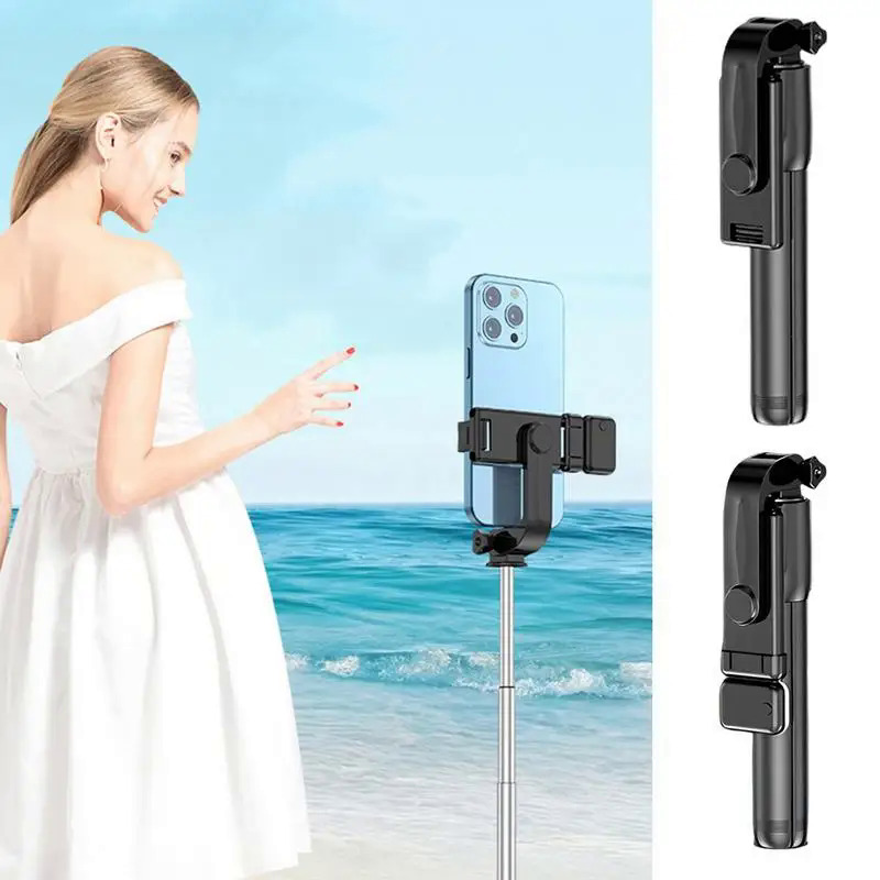 Phone Tripod Toneof Tripod Photo Pole 360 Rotation Multi-mode Camera Aluminum Alloy Material Retractable And Mini Cell Phone