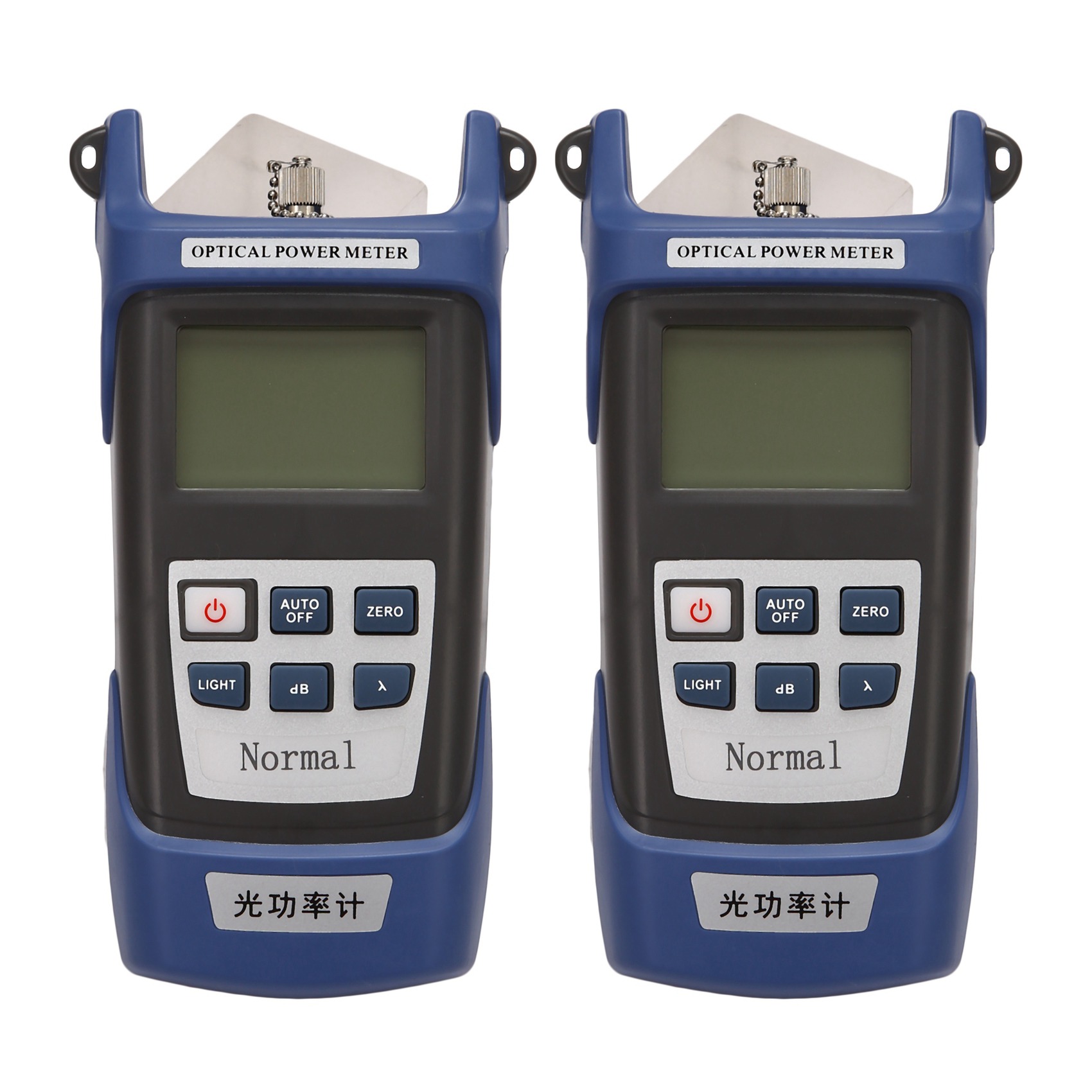 2X Handheld Optical Power Meter High Precision Optical Fiber Tester Optical Attenuation Test with /Sc Adapter