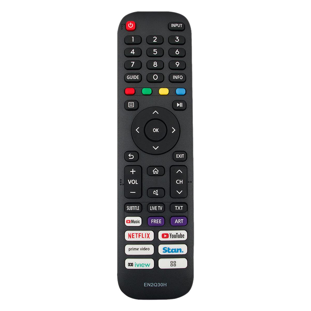 1 Piece Remote Control Replace Remote Control for Hisense 4K Smart TV 65Q7 65SX 70S5 58S5 50S5