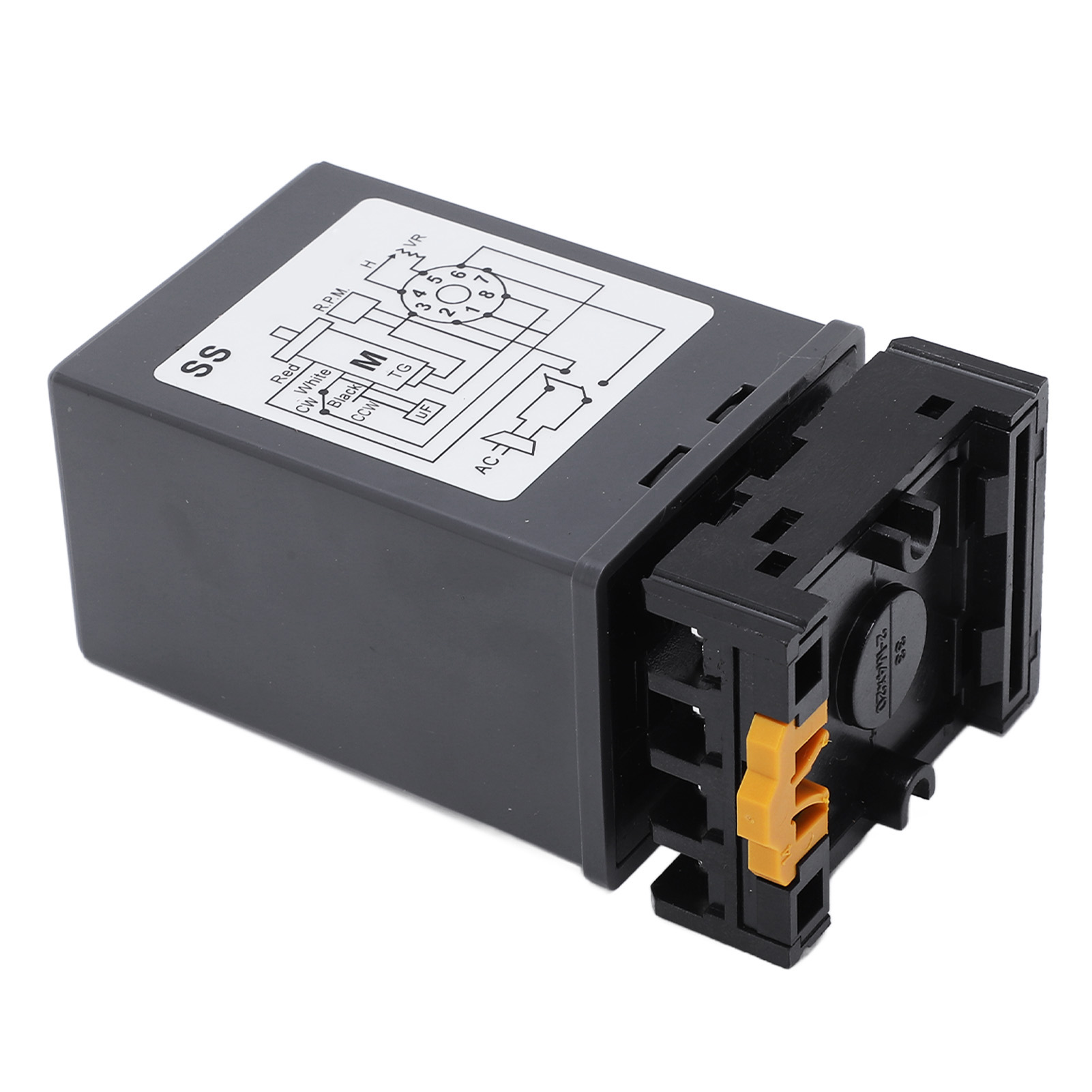 AC Motor Speed Controller Mini Separate Single Phase Stable Performance Motor Governor AC 220V for Printing Instrumentation. 