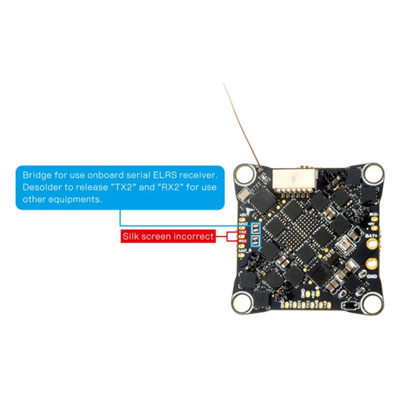 CrazyF405HD ELRS 1-2S AIO FC Built-in UART ELRS RX 12A BLS ESC for Mobula8 Digital HD Tinywhoop Cinewhoop Toothpick Accessories Parts. 
