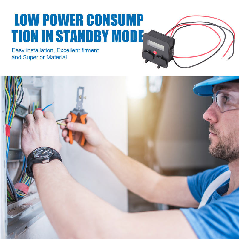 DC12-24V Battery Capacity Indicator Voltmeter with Dual USB Changer. 