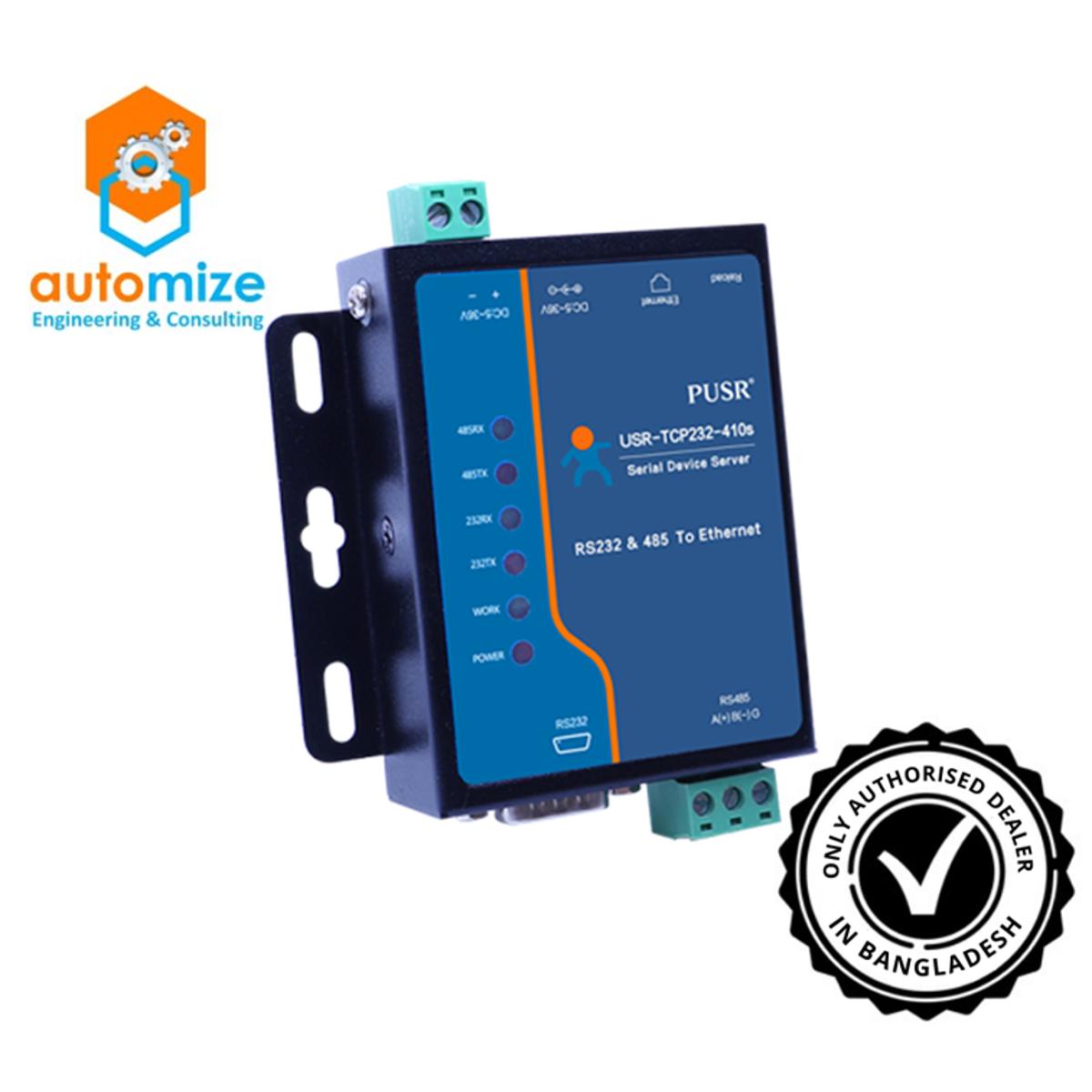 USR-TCP232-410s Industrial Serial RS232, RS485 Ethernet Converter