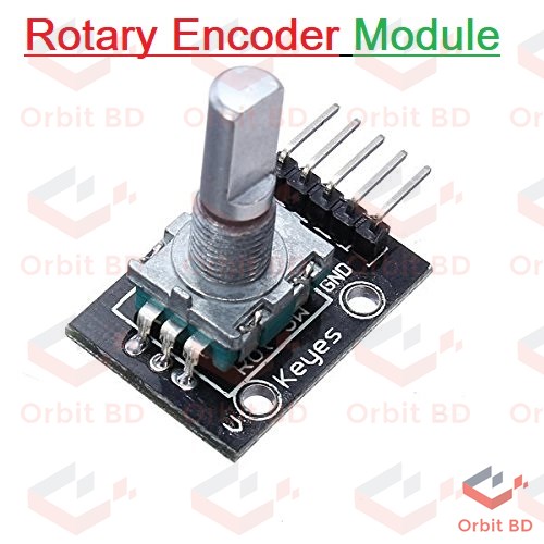 Rotary Encoder Module Arduino Compatible 360 Degree Rotating Encoder KY-040 For AVR PIC Brick Sensor Switch Development Board KY-040. 