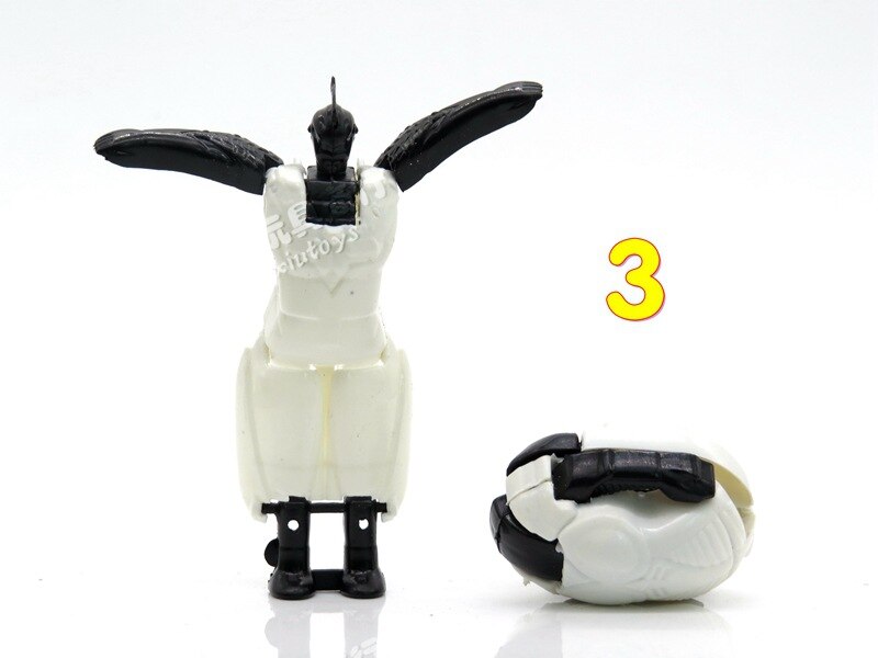 Random 2 pieces action figure mini Anime transformation monster dinosaur eggs deformation robot Gashapon kids educational toys. 