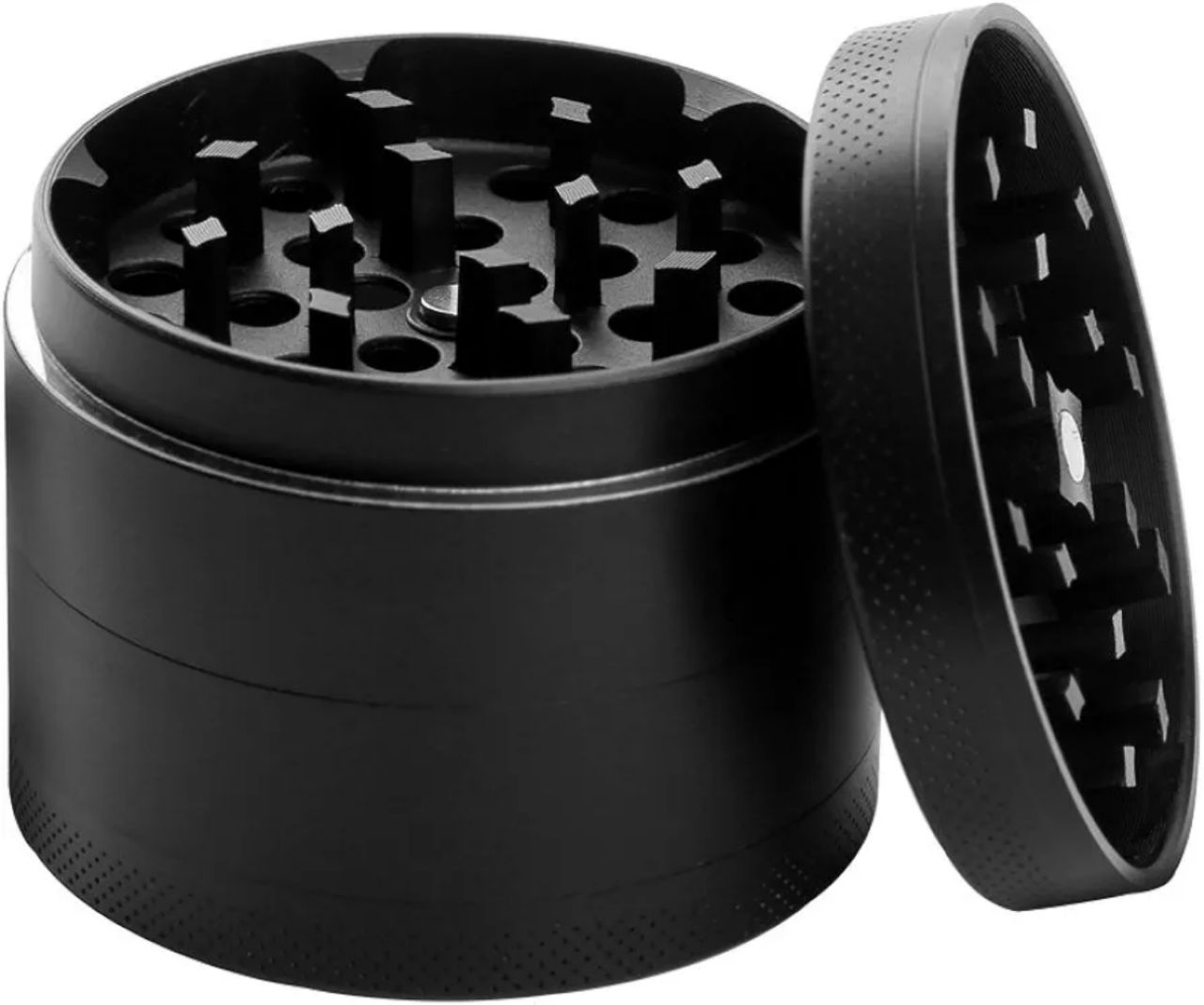 Mini Aluminum Alloy Spice Crusher Hand Muller Pollen Herbal Herb Grinder-Material: Aluminum Alloy Size(H x Dia): 3.5cm x 4cm(Approx.)