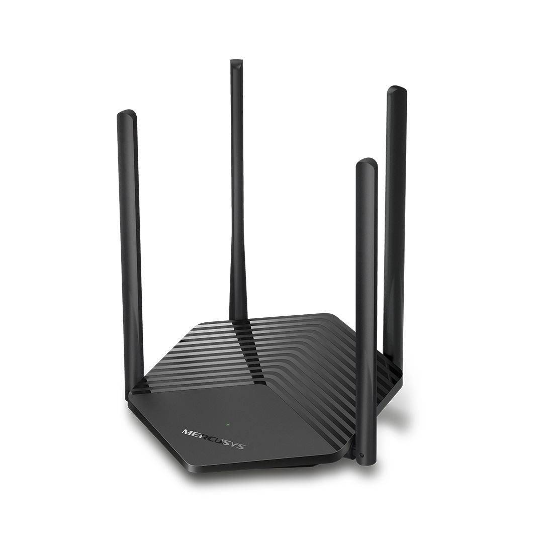 Mercusys MR60X AX1500 WiFi 6 Router | Dual Band 1500 Mbps Wireless 1.5 Gbps Gigabit Wi-Fi | OFDMA & MU-MIMO | 4× Multi-Directional high-gain Antennas with Beamforming