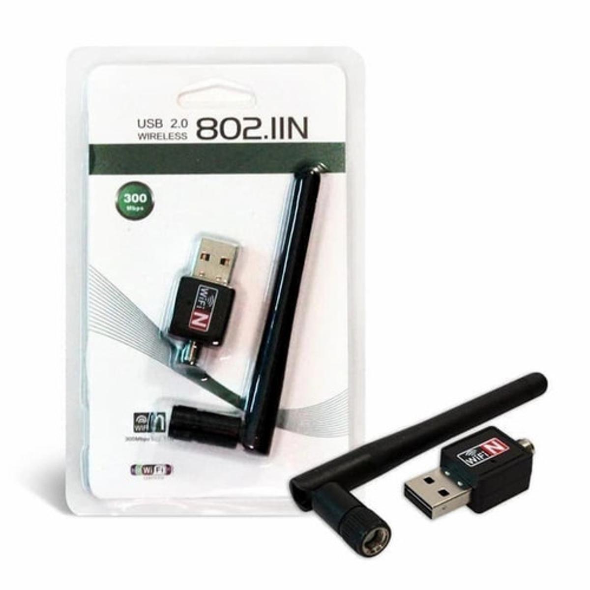 WiFi Adapter for PC, 300 Mbps Mini Network Card