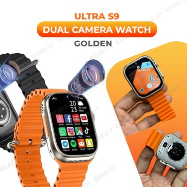S9 Ultra 5G Smart Watch 2.08 inch Waterdrop Display RAM 4GB ROM 64GB Android 9 Dual Camera Calling Feature Google Playstore Youtube Facebook Messenger Tiktok IMO Wifi 1000mAh Battery Smartwatch for Men and Women. 