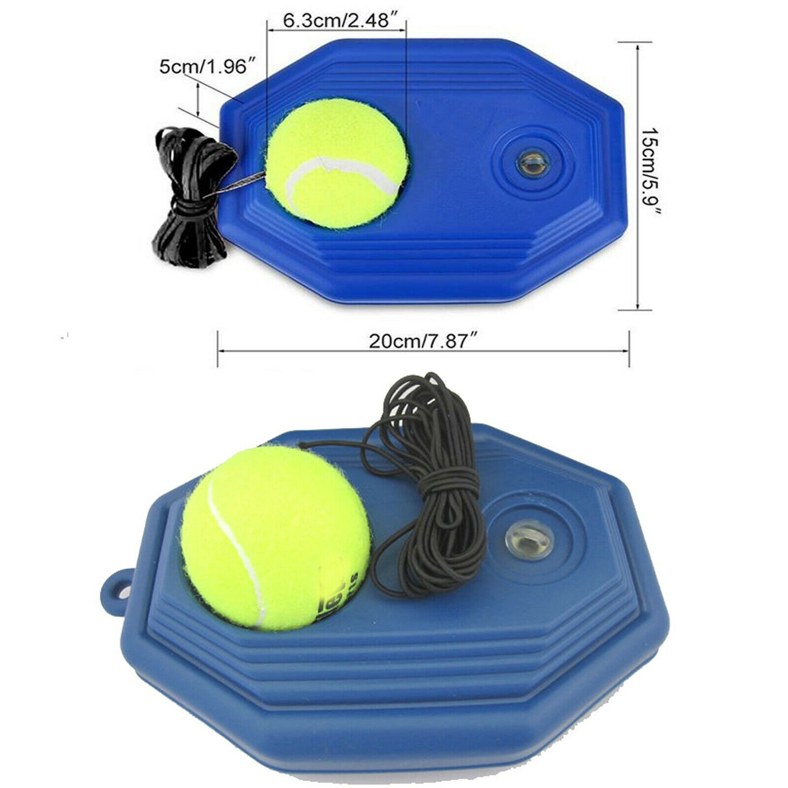 Portable Fill Drill Base Tennis Trainer Tetherball Set. 