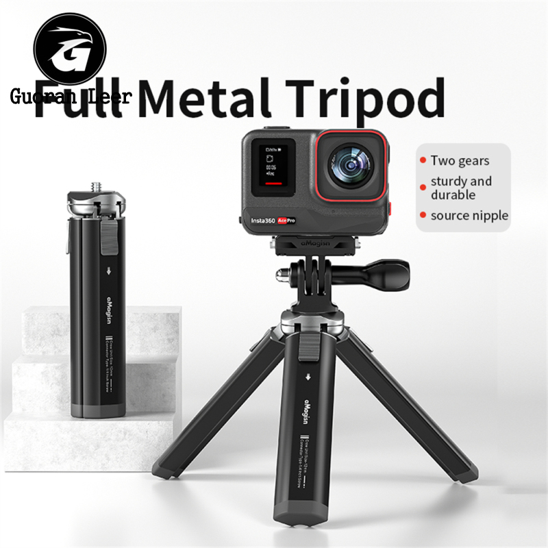 Camera Tripod Aluminium Alloy Gimbal Camera Stabilizer Tabletop Tripod Selfie Stick Tripod Action Camera Accessories