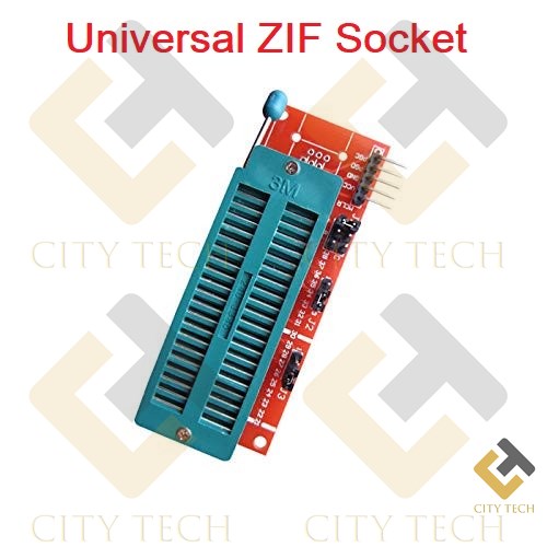 Universal ZIF Socket Breakout Board Circuit Adapters 2.54mm Pitch 40 Pins ZIF Socket Adaptor For Electric Fittings Universal IC Test And Program. 