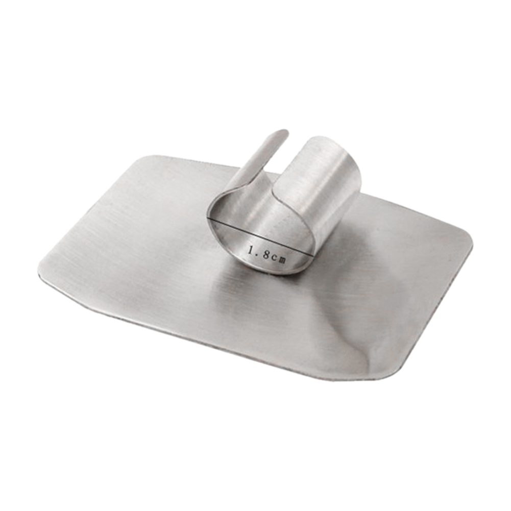 2Pcs Stainless Steel Cutting Food Vegetable Finger Protector Guard Kitchen Tool. 