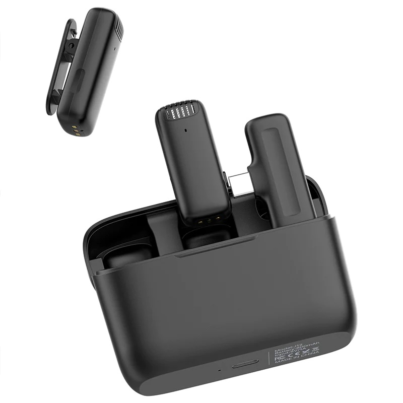 Ulanzi J12 Dual Wireless Microphone for Android with Charging Case for Type-C Mobile