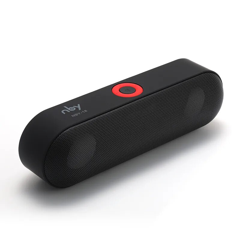NBY 18 Portable Bluetooth Speaker Mini Wireless Speakers 3D Stereo Music Surround Support TF Card FM Radio Subwoofer Loudspeaker. 