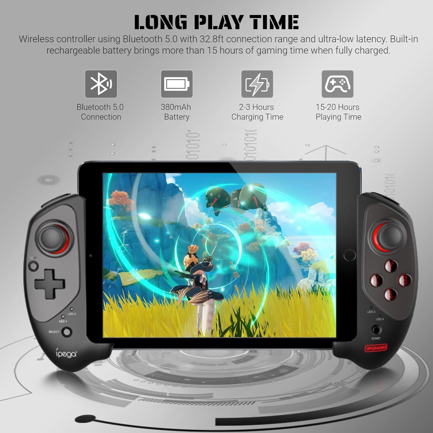 Ipega PG-9083S Game Controller Bluetooth Wireless Gamepad Controle Stretchable Joystick For iOS Android Phone Tablet TV Box PC. 