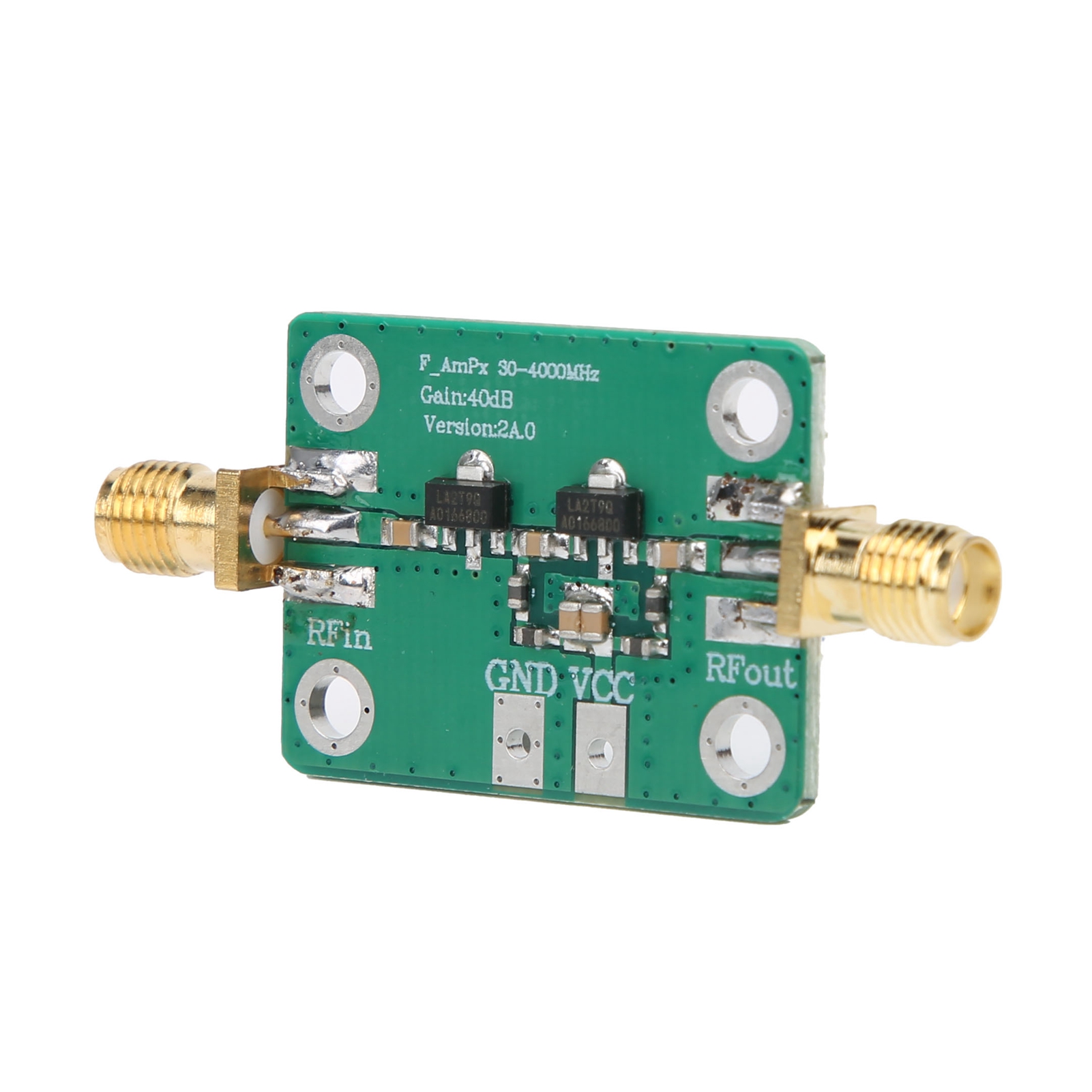 Power Amplifier Module 40dB RF 30‑4000MHz for Shortwave FM Broadcasting. 
