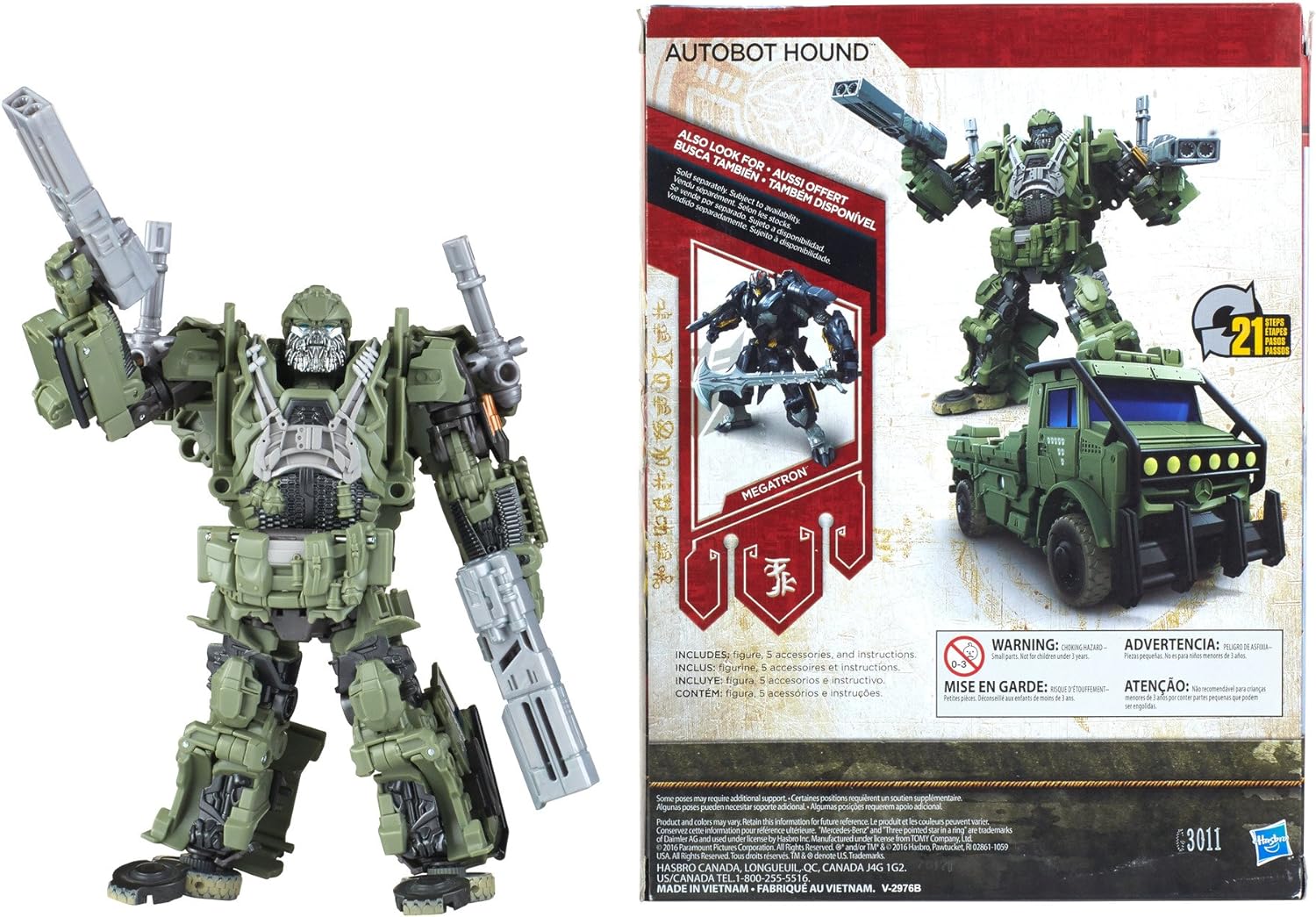 Hasbro Transformers - The Last Knight Premier Edition Voyager Class Autobot Hound