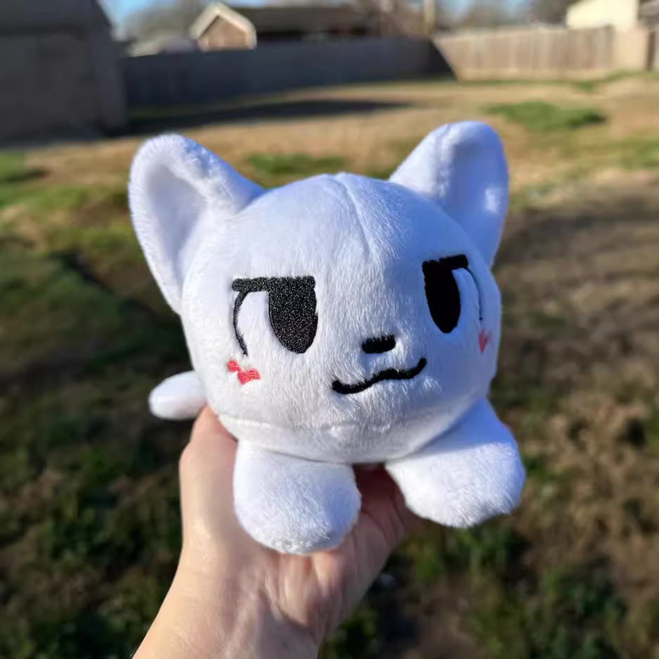 Cross-border new arrival Boykisser Meme bean Plushie Little Silly Cat Stuffed Doll