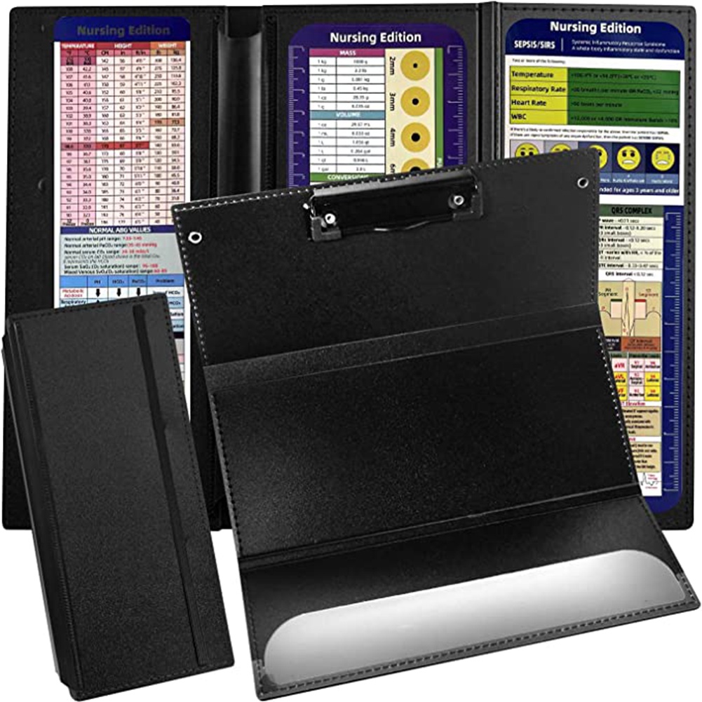 1Pack Nursing Clipboard Foldable, Nurse Foldable Clip Board with 3 Layers,For Doctors & Students Essentials Clipboards B