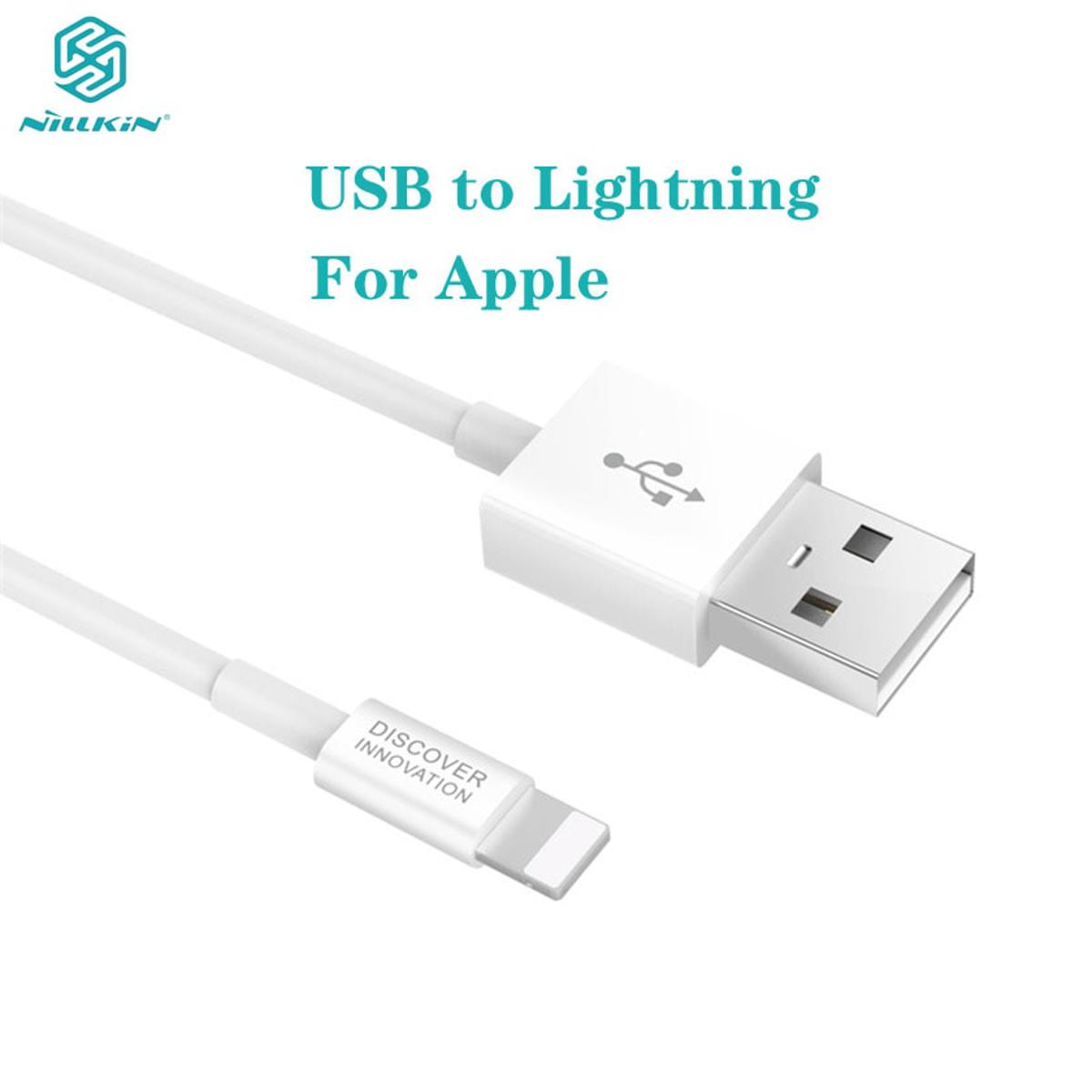 【happy one】NILLKIN USB Lightning for iphone Xs max Xr X 8 7 6 plus For fast charging cables mobile phone charger cord data
