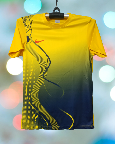 yellow jersey t shirt