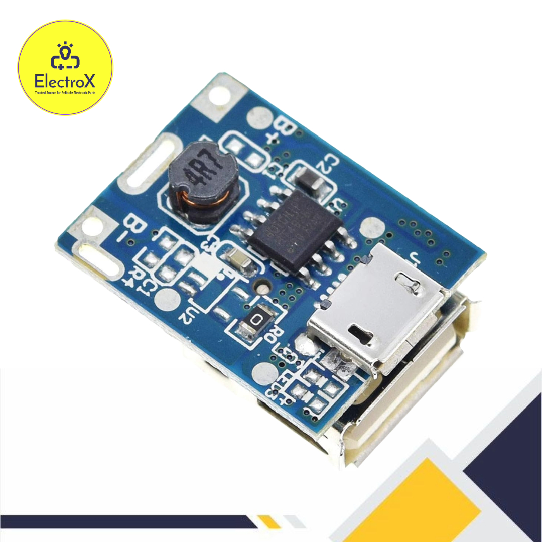 134N3P 5V Boost Converter Step-Up Power Module Lithium Battery Charging Protection Board USB Charger. 