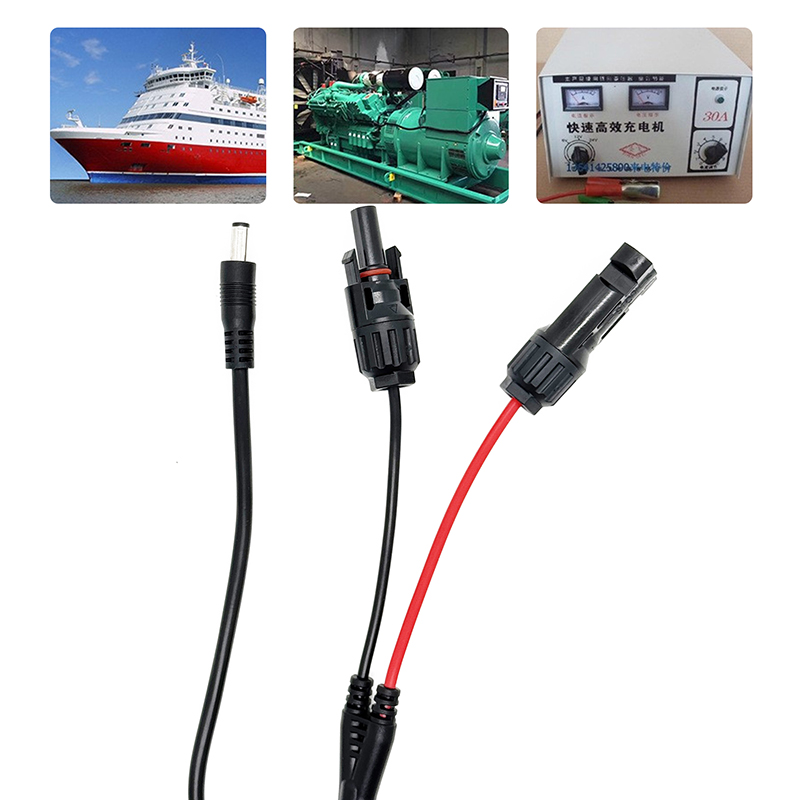 MC4 To DC 5521 Adapter 1.5m Extend Output Cable For Solar Panel Power Connector For Motor Home For Yacht Mushen. 