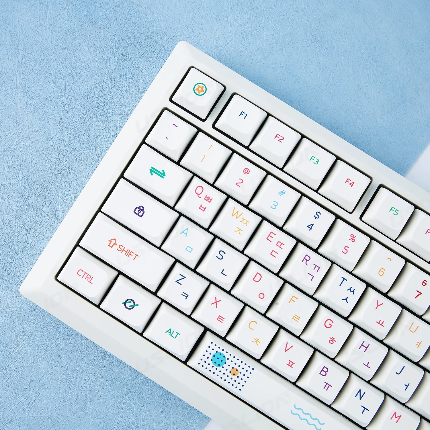 127Keys Korean PBT Keycap Neon Theme XDA Profile For Gaming RGB Mechanical Keyboard Key Caps for Cherry MX Switch English Korea
