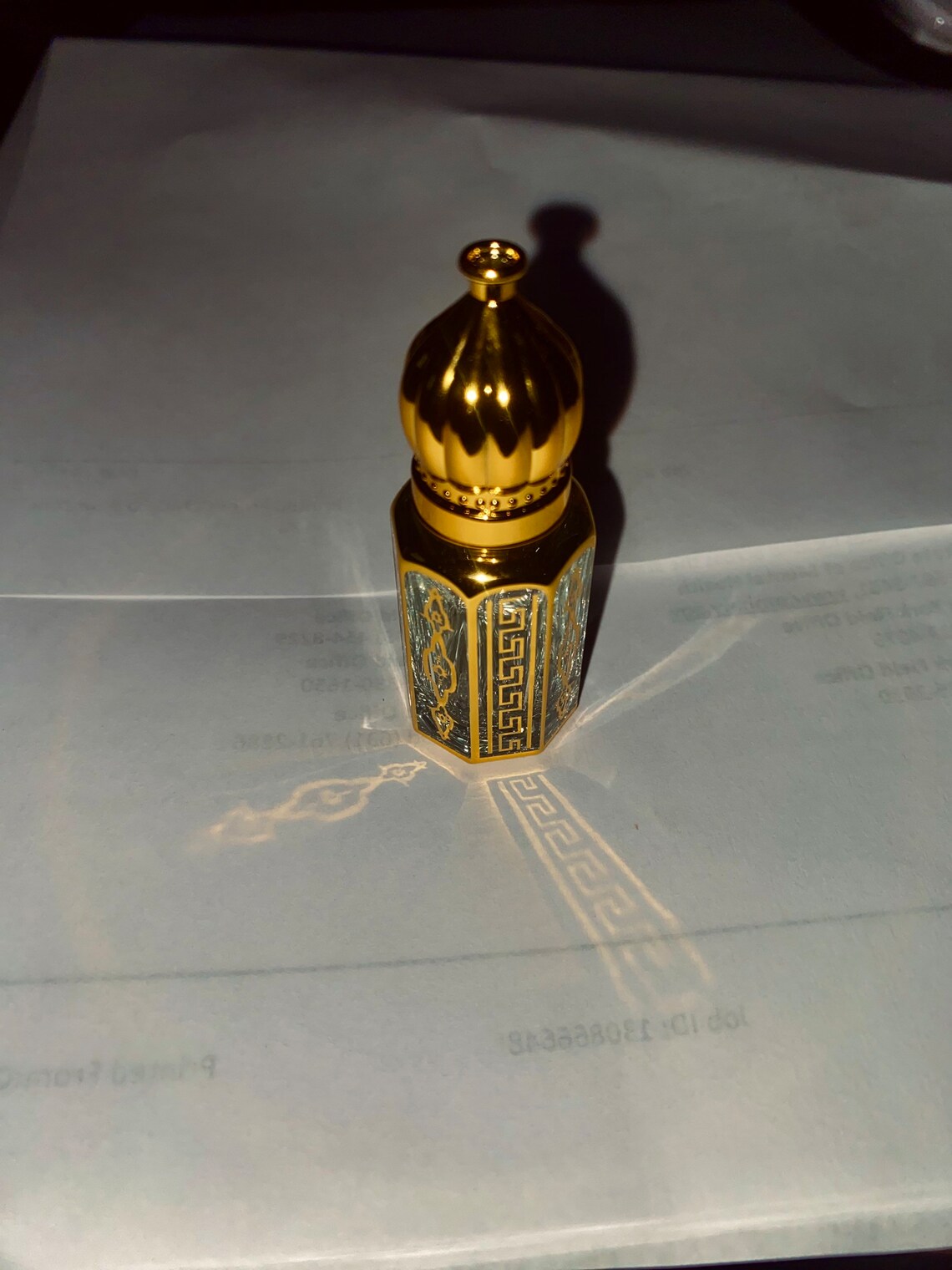 6 ml Crystal Glass Attar empty Bottle. 