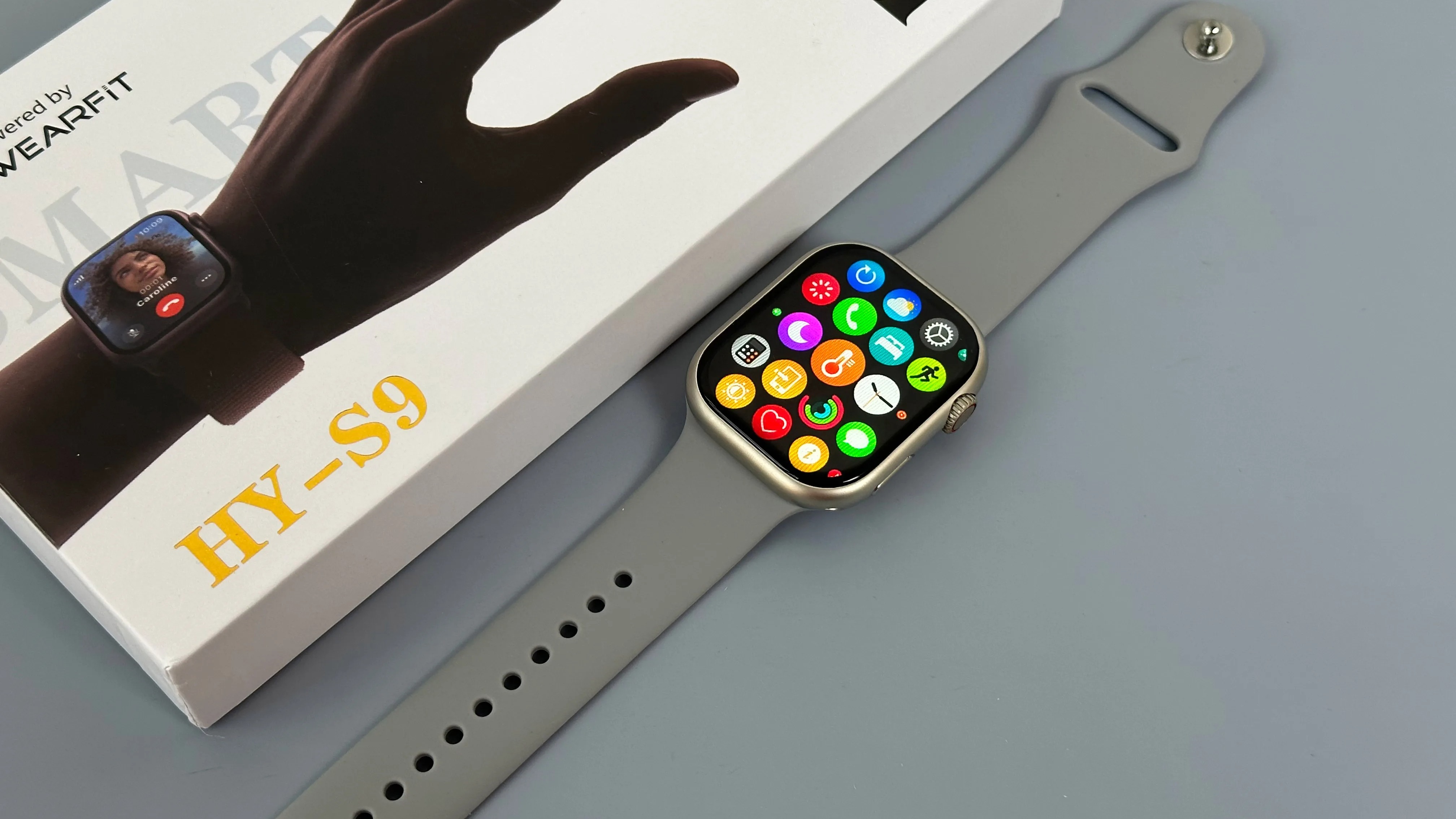 HY-S9 Smart Watch | Health Monitoring Bluetooth Calling Built-in Speaker. 
