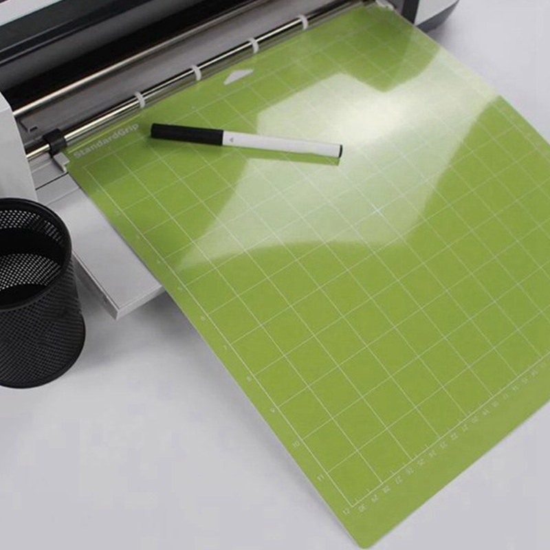 4 Pcs Mixed Color PVC Cutting Mat Grid Cutting Pads Cutting Plotter Pad Replacement Accessories for Cricut Maker/Cameo 4. 
