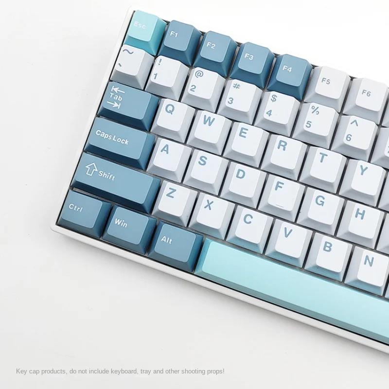 GMK Keycap Double Shot 126 Keys PBT Cherry Keycaps Mechanical Game Keyboard Wireless for MX Switch Keycap GMK67 GMK87. 