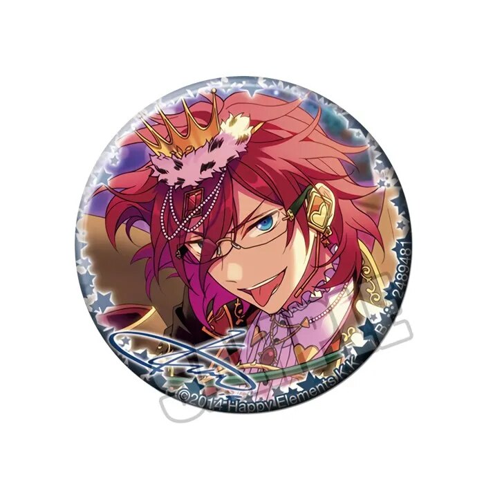 58mm Ensemble Stars Idol Badge Isara Mao Sakuma Rei Tsukinaga Leo Brooch Icons. 