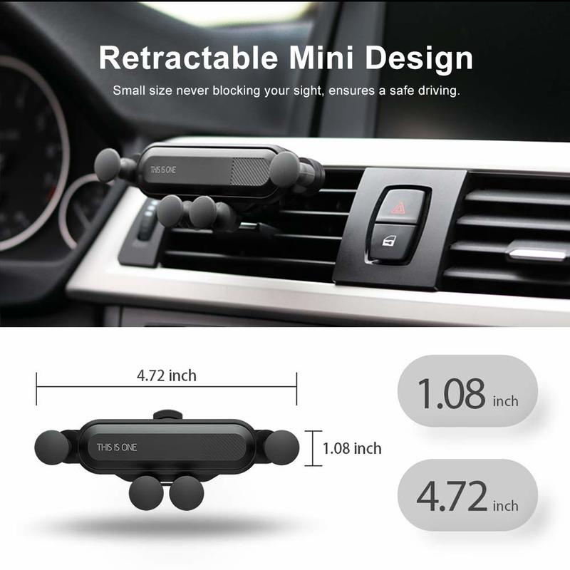 【happy one】This Is One Universal Auto-grip Car Phone Mount IPhone Samsung Iottie Easy One Touch Auto Clamping Holder Stand. 